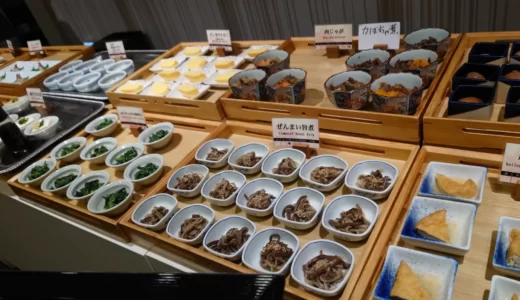 ２０種類以上の小鉢から選べる朝食｜福井市の人気ホテルリバージュアケボノ