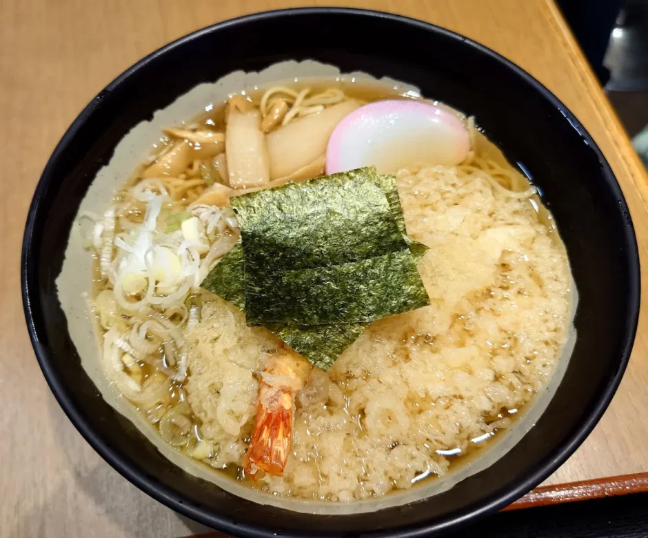 天ぷらラーメン