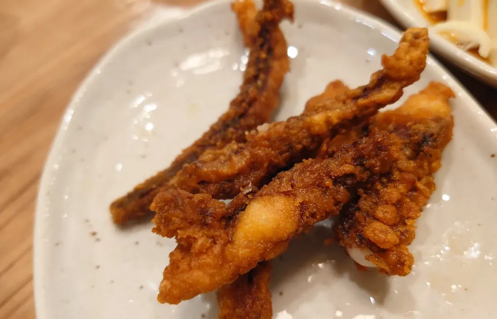 生ビールセット イカゲソ唐揚げ